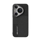 For Huawei Pura 70 Pro / 70 Pro+ ABEEL 6D Micro Relief MagSafe Magnetic Phone Case(Carbon Fiber Black) - 2