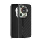 For Huawei Pura 70 Ultra ABEEL 6D Micro Relief MagSafe Magnetic Phone Case(Black) - 1