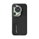 For Huawei Pura 70 Ultra ABEEL 6D Micro Relief MagSafe Magnetic Phone Case(Carbon Fiber Black) - 2