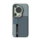 For Huawei Pura 70 Ultra ABEEL 6D Micro Relief MagSafe Magnetic Phone Case(Carbon Fiber Blue) - 2