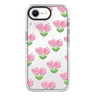For iPhone 7 / 8 / SE 2020 2022 Simple Illustration Pattern Full Coverage Phone Case(Smile Flower A) - 1