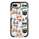 For iPhone 7 Plus / 8 Plus Simple Illustration Pattern Full Coverage Phone Case(Winter Cat) - 1