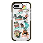 For iPhone 7 Plus / 8 Plus Simple Illustration Pattern Full Coverage Phone Case(Summer Surfing A) - 1