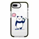 For iPhone 7 Plus / 8 Plus Simple Illustration Pattern Full Coverage Phone Case(Summer Panda A) - 1