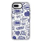 For iPhone 7 Plus / 8 Plus Simple Illustration Pattern Full Coverage Phone Case(Text Label A) - 1