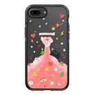 For iPhone 7 Plus / 8 Plus Simple Illustration Pattern Full Coverage Phone Case(Cute Little Heart A) - 1