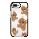 For iPhone 7 Plus / 8 Plus Simple Illustration Pattern Full Coverage Phone Case(Gingerbread Man) - 1