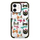 For iPhone 11 Simple Illustration Pattern Full Coverage Phone Case(Winter Cat) - 1