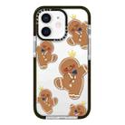 For iPhone 11 Simple Illustration Pattern Full Coverage Phone Case(Gingerbread Man) - 1