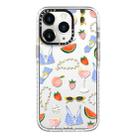 For iPhone 11 Pro Max Simple Illustration Pattern Full Coverage Phone Case(Summer Label B) - 1