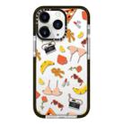 For iPhone 11 Pro Max Simple Illustration Pattern Full Coverage Phone Case(Summer Label C) - 1
