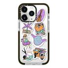 For iPhone 11 Pro Max Simple Illustration Pattern Full Coverage Phone Case(Summer Surfing B) - 1