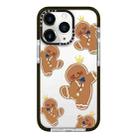 For iPhone 11 Pro Max Simple Illustration Pattern Full Coverage Phone Case(Gingerbread Man) - 1