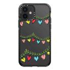 For iPhone 12 mini Simple Illustration Pattern Full Coverage Phone Case(Christmas Tree B) - 1