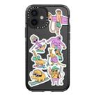 For iPhone 12 mini Simple Illustration Pattern Full Coverage Phone Case(Summer Surfing C) - 1