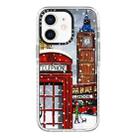 For iPhone 12 mini Simple Illustration Pattern Full Coverage Phone Case(Earlysnow B) - 1