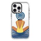 For iPhone 12 Pro Max Simple Illustration Pattern Full Coverage Phone Case(Summer Label A) - 1
