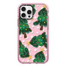 For iPhone 12 Pro Max Simple Illustration Pattern Full Coverage Phone Case(Christmas Tree A) - 1