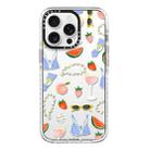 For iPhone 12 Pro Max Simple Illustration Pattern Full Coverage Phone Case(Summer Label B) - 1