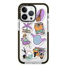 For iPhone 12 Pro Max Simple Illustration Pattern Full Coverage Phone Case(Summer Surfing B) - 1