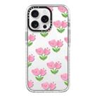 For iPhone 12 Pro Max Simple Illustration Pattern Full Coverage Phone Case(Smiley Flower A) - 1