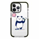 For iPhone 13 Pro Simple Illustration Pattern Full Coverage Phone Case(Summer Panda A) - 1