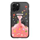 For iPhone 13 Pro Max Simple Illustration Pattern Full Coverage Phone Case(Cute Little Heart A) - 1