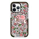 For iPhone 13 Pro Max Simple Illustration Pattern Full Coverage Phone Case(Cute Little Heart C) - 1