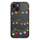 For iPhone 14 Simple Illustration Pattern Full Coverage Phone Case(Christmas Tree B) - 1