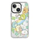 For iPhone 14 Plus Simple Illustration Pattern Full Coverage Phone Case(Corner Creature B) - 1