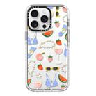 For iPhone 14 Pro Simple Illustration Pattern Full Coverage Phone Case(Summer Label B) - 1