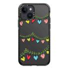 For iPhone 15 Simple Illustration Pattern Full Coverage Phone Case(Christmas Tree B) - 1