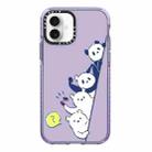 For iPhone 16 Simple Illustration Pattern Full Coverage Phone Case(Summer Panda B) - 1