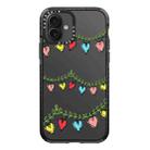 For iPhone 16 Plus Simple Illustration Pattern Full Coverage Phone Case(Christmas Tree B) - 1