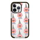 For iPhone 16 Pro Max Simple Illustration Pattern Full Coverage Phone Case(Lady) - 1