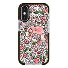 For iPhone X / XS Simple Illustration Pattern Full Coverage Phone Case(Cute Little Heart C) - 1