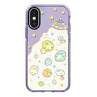 For iPhone X / XS Simple Illustration Pattern Full Coverage Phone Case(Corner Creature A) - 1