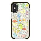 For iPhone X / XS Simple Illustration Pattern Full Coverage Phone Case(Corner Creature C) - 1