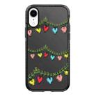 For iPhone XR Simple Illustration Pattern Full Coverage Phone Case(Christmas Tree B) - 1