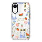 For iPhone XR Simple Illustration Pattern Full Coverage Phone Case(Summer Label B) - 1