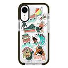 For iPhone XR Simple Illustration Pattern Full Coverage Phone Case(Summer Surfing A) - 1