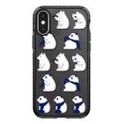 For iPhone XS Max Simple Illustration Pattern Full Coverage Phone Case(Summer Panda C) - 1