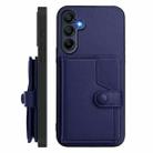 For Samsung Galaxy A16 5G Button Card Bag RFID Anti-theft Phone Case(Blue) - 2