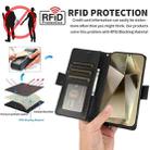 For Samsung Galaxy S24 Ultra 5G Side Buckle RFID Anti-theft Leather Phone Case(Black) - 3