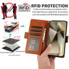 For Samsung Galaxy S25 Ultra 5G Side Buckle RFID Anti-theft Leather Phone Case(Brown) - 3