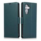 For Samsung Galaxy S25 / S24 5G Side Buckle RFID Anti-theft Leather Phone Case(Green) - 2