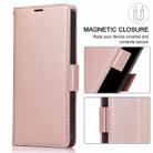 For Samsung Galaxy S25 / S24 5G Side Buckle RFID Anti-theft Leather Phone Case(Rose Gold) - 3