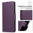 For Samsung Galaxy S25 / S24 5G Side Buckle RFID Anti-theft Leather Phone Case(Dark Purple) - 3