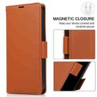 For Samsung Galaxy S25 / S24 5G Side Buckle RFID Anti-theft Leather Phone Case(Brown) - 3