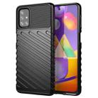 For Samsung Galaxy M31s Thunderbolt Shockproof TPU Protective Soft Case(Black) - 1